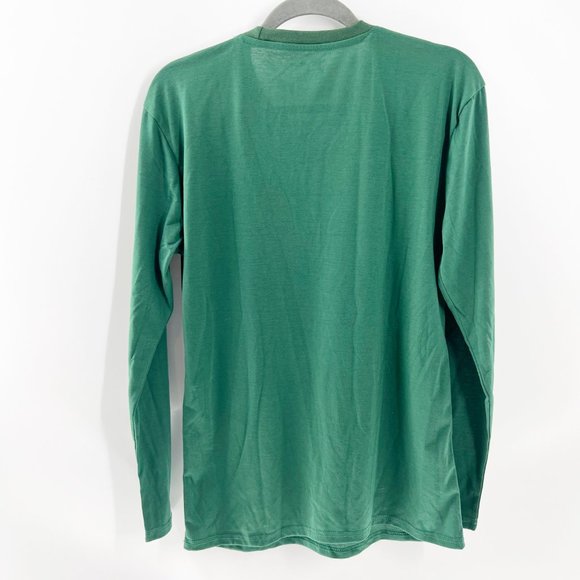 Men'S Aeropostale Green long sleeve t shirt Size Small New - Picture 2 of 6